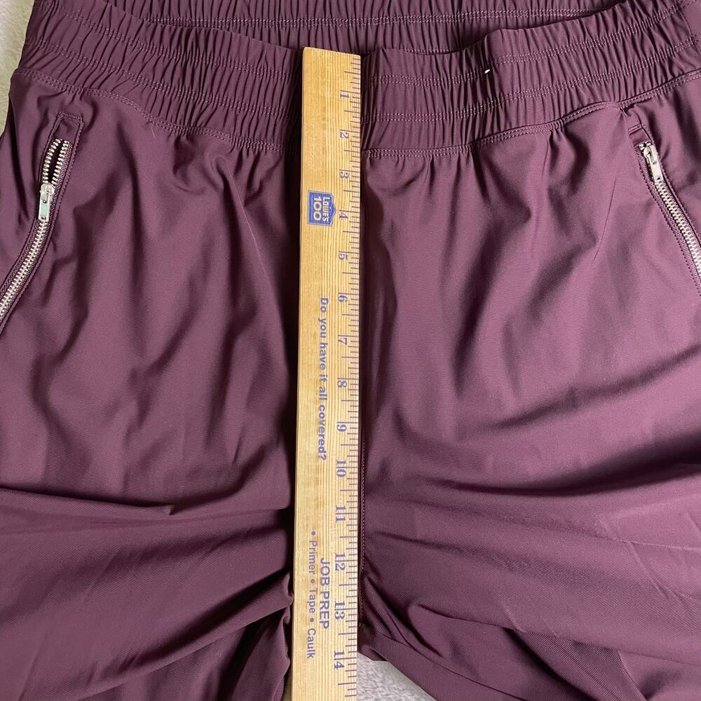 Old Navy Active SleekTech Cargo Joggers Womens Large Plum Athletic Travel Casual - Picture 3 of 8